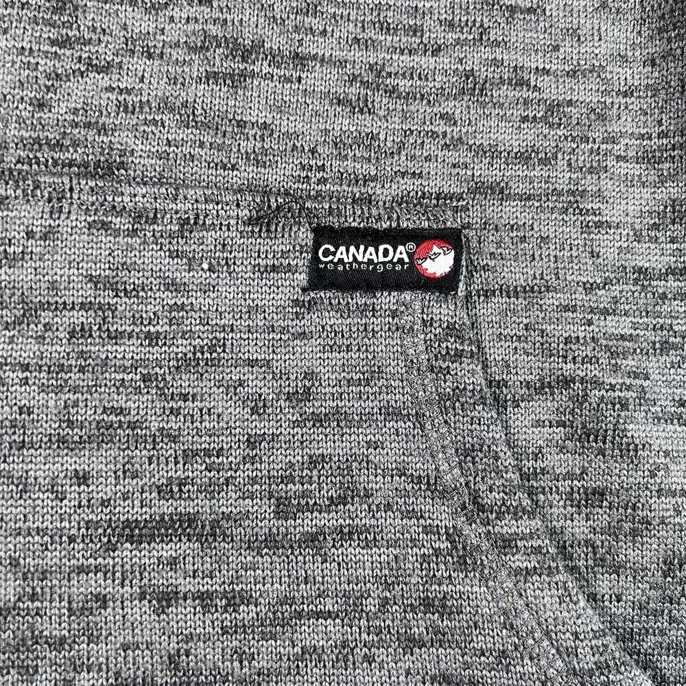 Canada Weather Gear Long Sleeve Grey Pullover Hooded Sweatshirt Men's Small - Picture 5 of 8